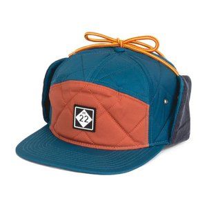 M22 Bonfire Hat with corduroy flaps, and quilted insulation, universal fit